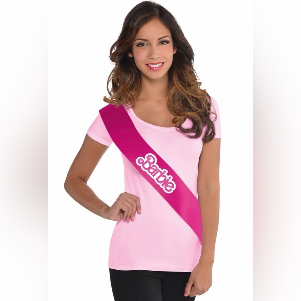 Barbie | Reversible Barbie Ken Pink Blue Celebration Sash | 60in